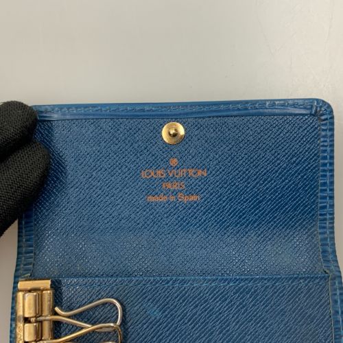 中古】 LOUIS VUITTON ルイヴィトン エピ ミュルティクレ4 4連キー