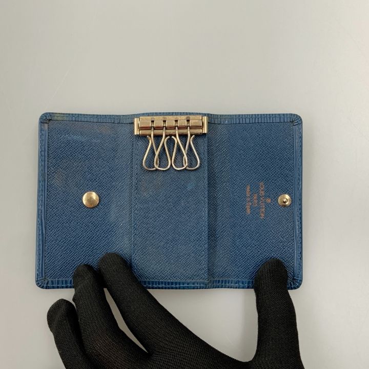 中古】 LOUIS VUITTON ルイヴィトン エピ ミュルティクレ4 4連キー ...