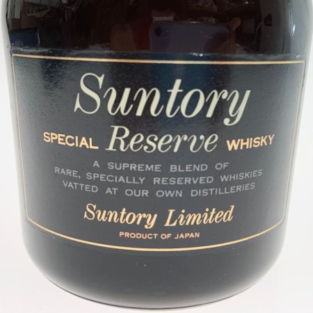  reserve サントリーリザーブ SPECIAL RESERVE Limited スペシャルリザーブ ウイスキー 750ml 43% 未開栓