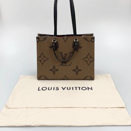  LOUIS VUITTON ルイヴィトン モノグラム ジャイアント オンザゴーMM レディース 2WAYバッグ M45321 ブラウン