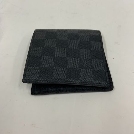  LOUIS VUITTON ルイヴィトン ダミエ グラフィット ポルトフォイユ マルコ N62664 ブラック