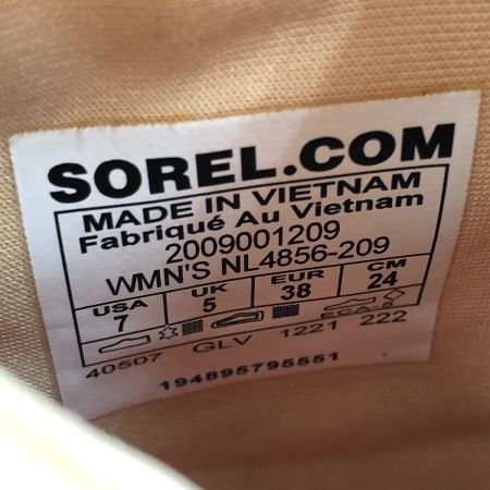  SOREL ソレル ONA 503 MID 靴 スニーカー 24cm 2009001209 ベージュ