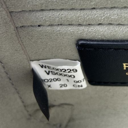  FURLA フルラ 2way ミニ ショルダーバッグ ポシェット ブラック x ホワイト