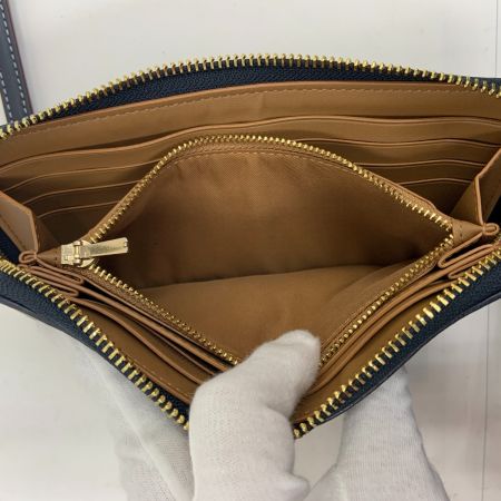  COACH コーチ シグネチャー ロング ジップ アラウンド ウォレット 長財布 CH369 ブルー