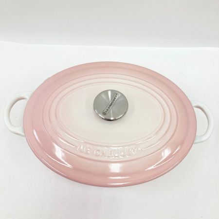  LE CREUSET ルクルーゼ シグニチャー ココット オーバル 25cm ピンク 鍋 両手鍋