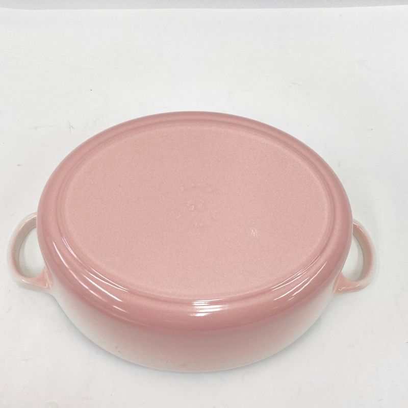 中古】 LE CREUSET ルクルーゼ シグニチャー ココット オーバル 25cm ...