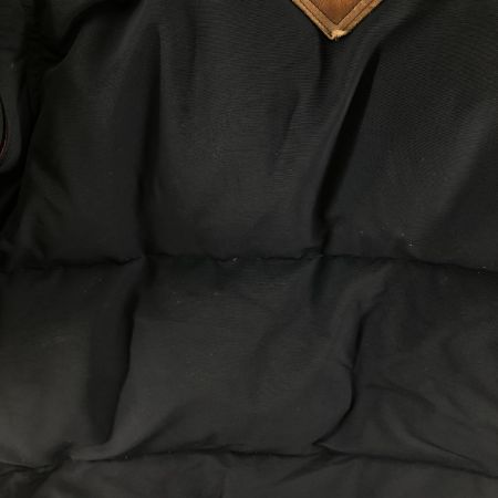  SUGAR CANE シュガーケーン メンズ レザーヨーク ダウンジャケット サイズL SC11788 ネイビー×ブラウン