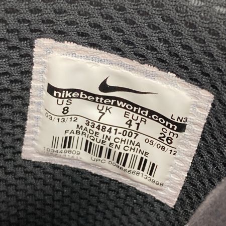  NIKE ナイキ ZOOM FORCE 1  スノーボードブーツ 334841-007 ブラック 26.0cm