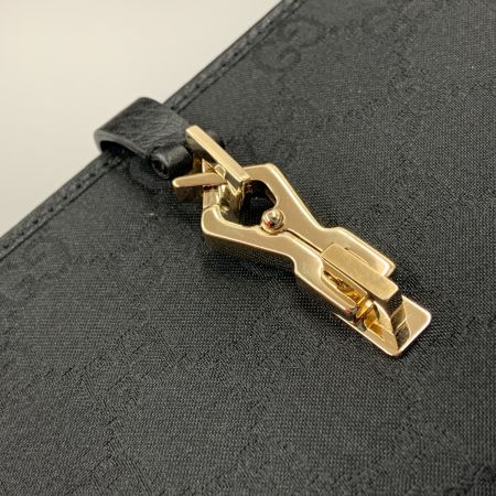  GUCCI グッチ クリップ金具 GGキャンバス 長財布 150397 ブラック