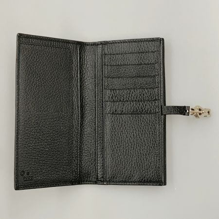  GUCCI グッチ クリップ金具 GGキャンバス 長財布 150397 ブラック