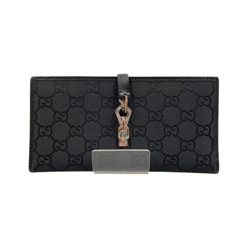 中古】 GUCCI グッチ クリップ金具 GGキャンバス 長財布 150397