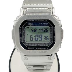 〇〇 CASIO カシオ G-SHOCK Gショック フルメタル ソーラー 電波 クォーツ 腕時計  GMW-B5000 シルバー Bランク