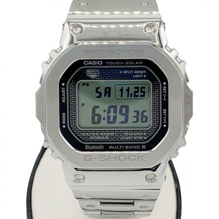  CASIO カシオ G-SHOCK Gショック フルメタル ソーラー 電波 クォーツ 腕時計  GMW-B5000 シルバー