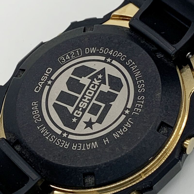 中古】 CASIO カシオ G-SHOCK Gショック 40周年記念モデル DW-5040PG