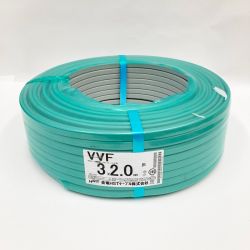 〇〇 住電 VVFケーブル 3芯 3× 2.0mm 100m グレー Nランク