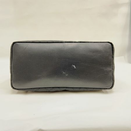  GUCCI グッチ バンブー GG ナイロン レザー ハンドバッグ 000-0833 ブラック