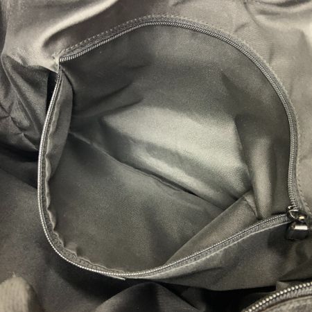  GUCCI グッチ バンブー GG ナイロン レザー ハンドバッグ 000-0833 ブラック