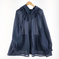 〇〇 Leilian レリアン レディース ジャケット ジャンパー サイズ13+ グレー Aランク