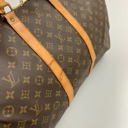  LOUIS VUITTON ルイヴィトン モノグラム キーポル55 ボストンバッグ M41424 ブラウン