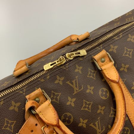  LOUIS VUITTON ルイヴィトン モノグラム キーポル55 ボストンバッグ M41424 ブラウン