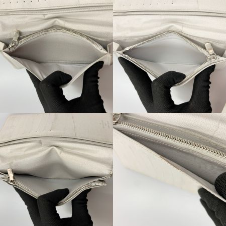  LOUIS VUITTON ルイヴィトン ポルトフォイユ ブラザNM タイガ ラマ 二つ折り 長財布 M30889 ホワイト