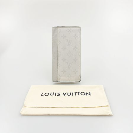  LOUIS VUITTON ルイヴィトン ポルトフォイユ ブラザNM タイガ ラマ 二つ折り 長財布 M30889 ホワイト