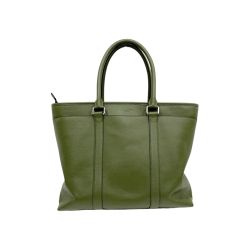 〇〇 COACH コーチ ビジネス トートバッグ 2way ショルダーバッグ F54758 グリーン Bランク