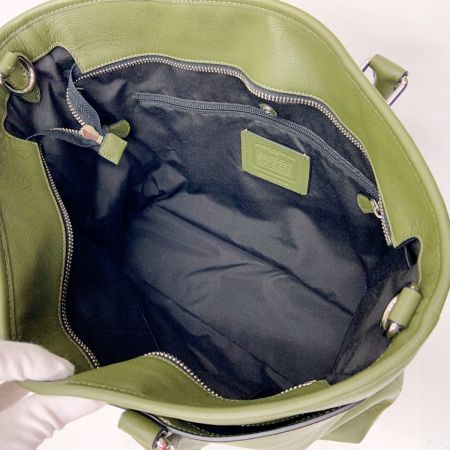  COACH コーチ ビジネス トートバッグ 2way ショルダーバッグ F54758 グリーン