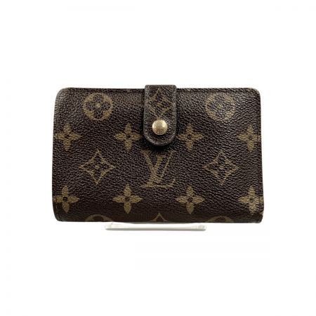  LOUIS VUITTON ルイヴィトン モノグラム ポルトフォイユ ヴィエノワ がま口短財布 M61663 ブラウン