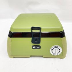 〇〇 LOGOS ロゴス LOGOS×SENGOKU ALADDIN ポータブル ガス カセットコンロ 81060040 黄緑 Sランク