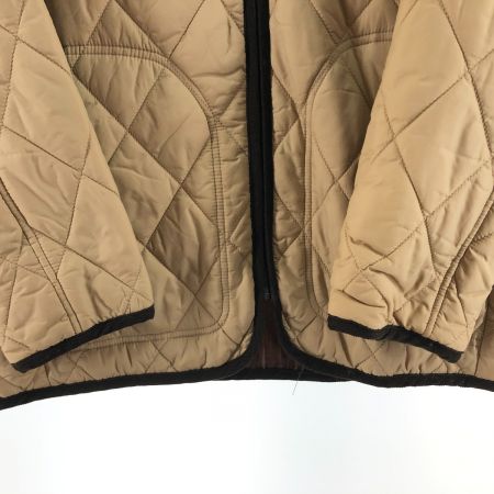  HUSH PUPPIES ハッシュパピー メンズ キルティングジャケット サイズM ベージュ×ブラウン
