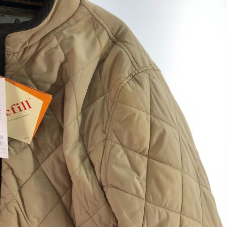  HUSH PUPPIES ハッシュパピー メンズ キルティングジャケット サイズM ベージュ×ブラウン