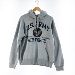 〇〇 AVIREX アビレックス メンズ プルオーバーパーカー サイズM 6193611 グレー Bランク