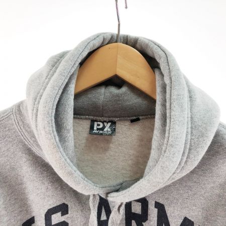  AVIREX アビレックス メンズ プルオーバーパーカー サイズM 6193611 グレー