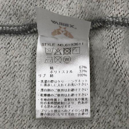  AVIREX アビレックス メンズ プルオーバーパーカー サイズM 6193611 グレー