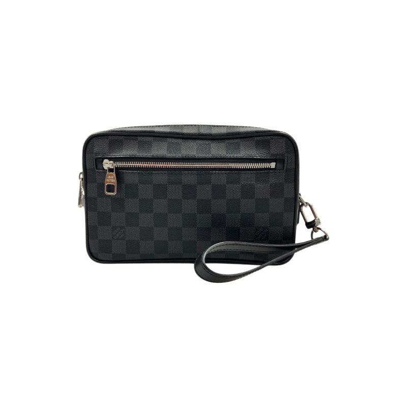 中古】 LOUIS VUITTON ルイヴィトン ダミエ グラフィット ポシェット 