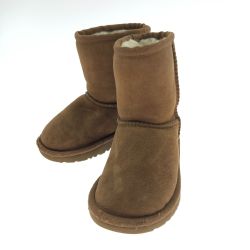 〇〇 UGG アグ キッズ クラシックショートブーツ 14.5cm 5251 chestnut Cランク