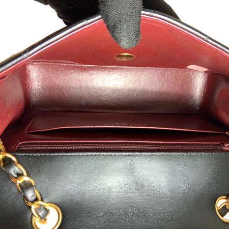  CHANEL シャネル ダイアナ マトラッセ チェーン ショルダーバッグ A01164 ブラック