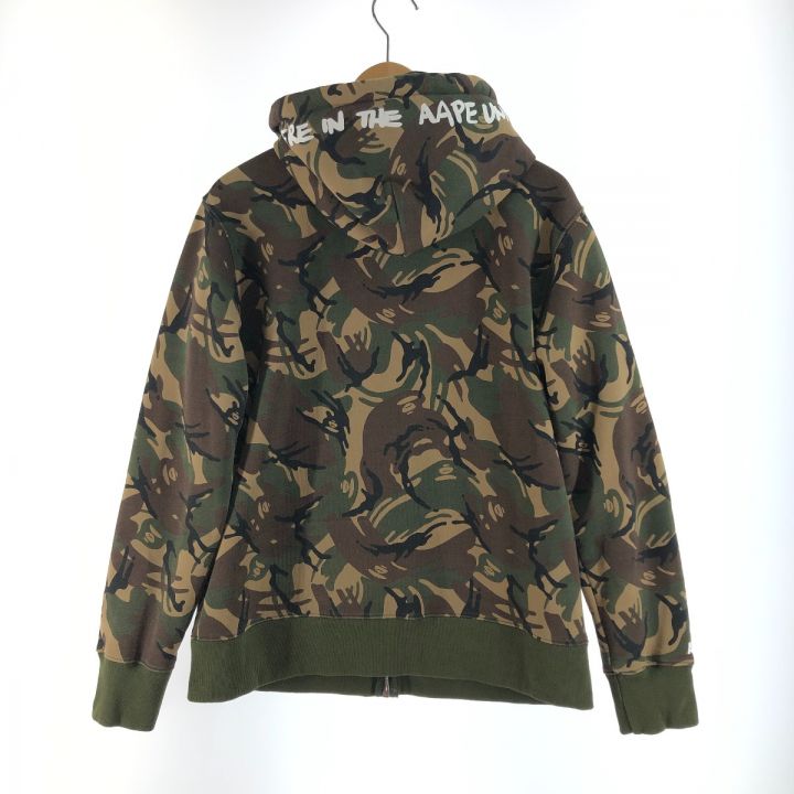 A BATHING APE アベイシングエイプ メンズ マウンテンパーカー カモフラージュ柄 サイズL オリーブ｜中古｜なんでもリサイクルビッグバン