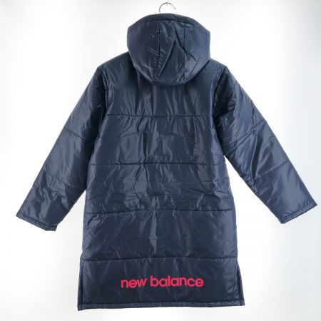  NEW BALANCE ニュー・バランス ジュニア パデッド ロングコート ベンチコート 150cm JJJP9364 ネイビー