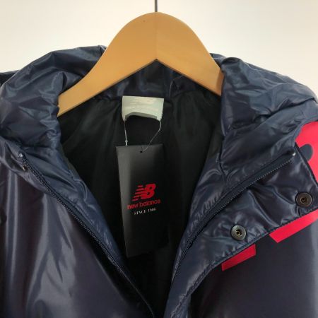  NEW BALANCE ニュー・バランス ジュニア パデッド ロングコート ベンチコート 160cm ネイビー