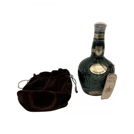  ROYAL SALUTE(CHIVAS REGAL) ロイヤルサルート ブレンデッド スコッチ ウイスキー 21年 40％ 700ml 袋付  グリーン 未開栓