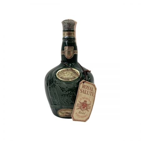  ROYAL SALUTE(CHIVAS REGAL) ロイヤルサルート ブレンデッド スコッチ ウイスキー 21年 40％ 700ml 袋付  グリーン 未開栓