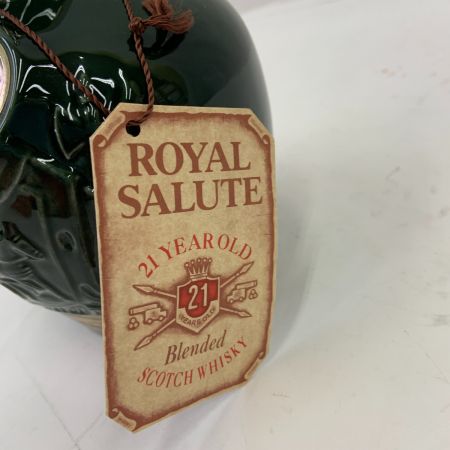  ROYAL SALUTE(CHIVAS REGAL) ロイヤルサルート ブレンデッド スコッチ ウイスキー 21年 40％ 700ml 袋付  グリーン 未開栓