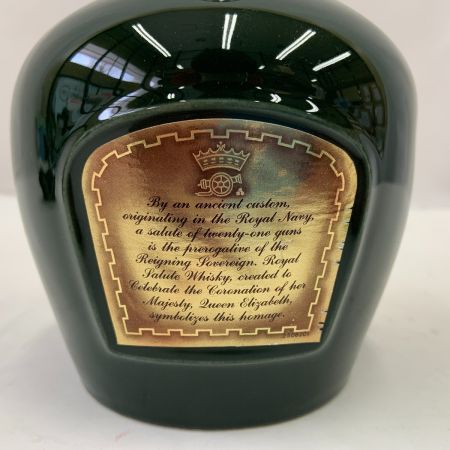  ROYAL SALUTE(CHIVAS REGAL) ロイヤルサルート ブレンデッド スコッチ ウイスキー 21年 40％ 700ml 袋付  グリーン 未開栓