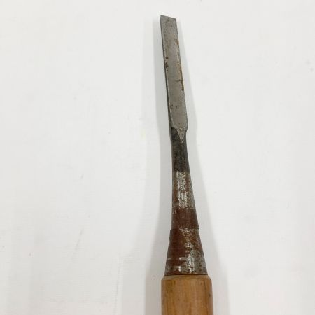   逸品組鑿 組鑿 追入 左菊作 三ツ裏 スリ合せ 大工道具 鑿 ノミ 現状渡し