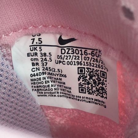  NIKE ナイキ リアクト インフィニティ ラン フライニット 3 ランニングシューズ 24.5cm DZ3016-600 ピンク