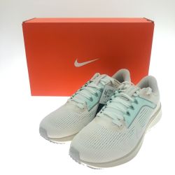 〇〇 NIKE ナイキ エア ズーム ペガサス 40 プレミアムランニングシューズ 24.5cm FN7629-030 ホワイト Sランク