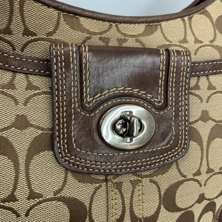  COACH コーチ シグネチャー  ワンショルダーバッグ  F13971 ブラウン