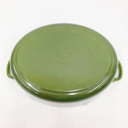  LE CREUSET ルクルーゼ シグニチャー ココット オーバル 27cm グリーン